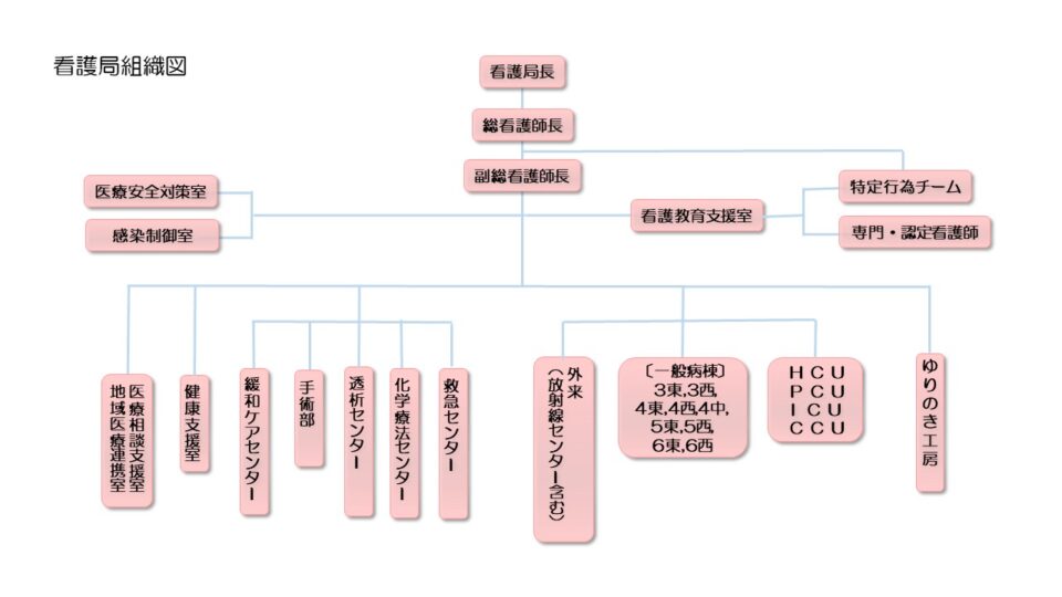 R4改訂版看護局組織図